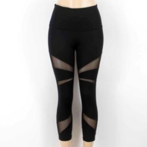 Z by ZELLA x 23 sheer mesh inserts black leggings
